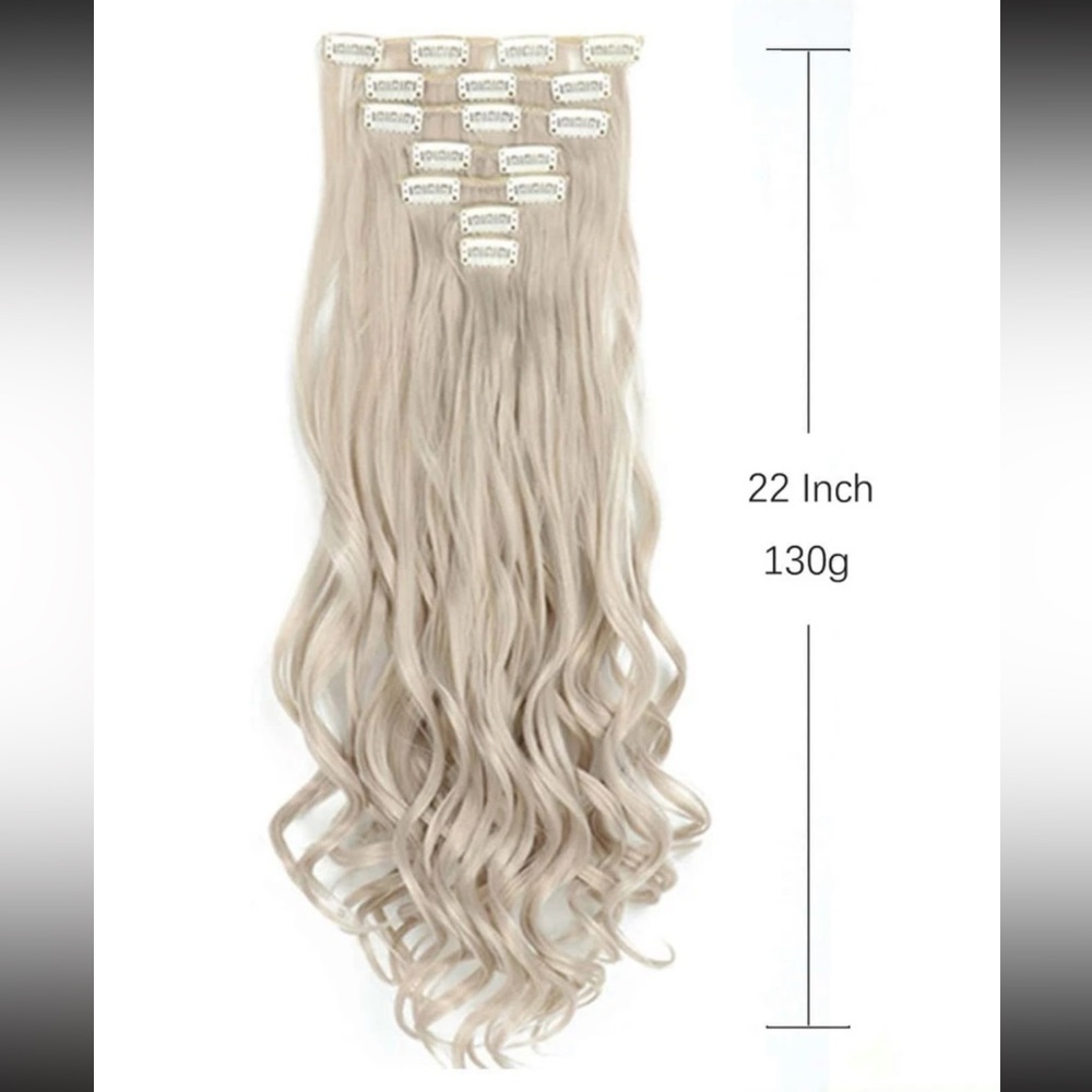 Clip In Hair Extensions ❤️ - Picture 3 of 4
